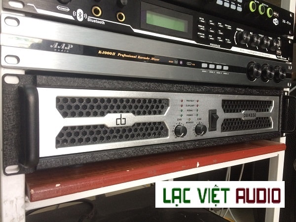 Cục đẩy công suất DB K650 tại Lạc Việt audio