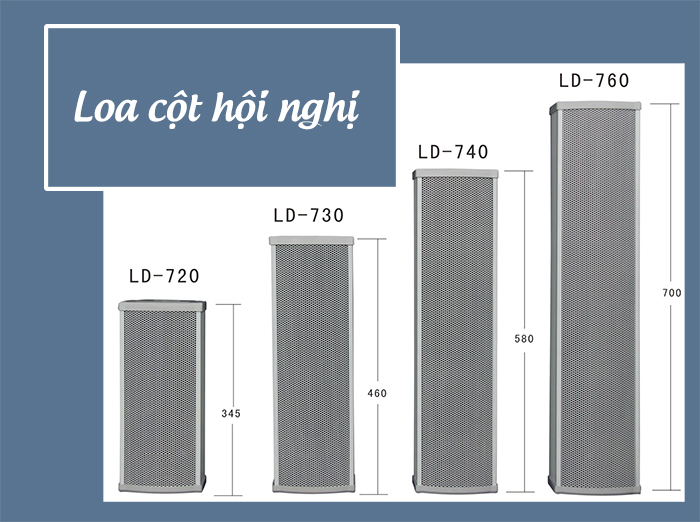 Loa cột cho âm thanh lan tỏa