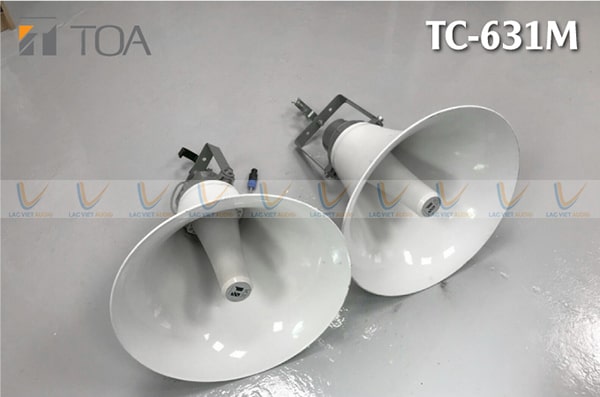 TOA TC-631M thích hợp sử dụng cho các hệ thống âm thanh công cộng ngoài trời