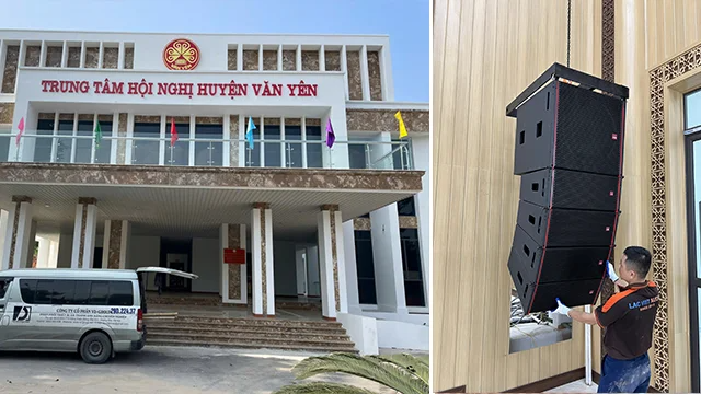 Dự án âm thanh hội trường tại huyện Văn Yên, tỉnh Yên Bái